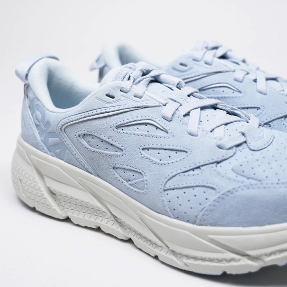 NWT Hoka One One Clifton L Suede in Country Air / Bit of Blue Unisex - Picture 5 of 15
